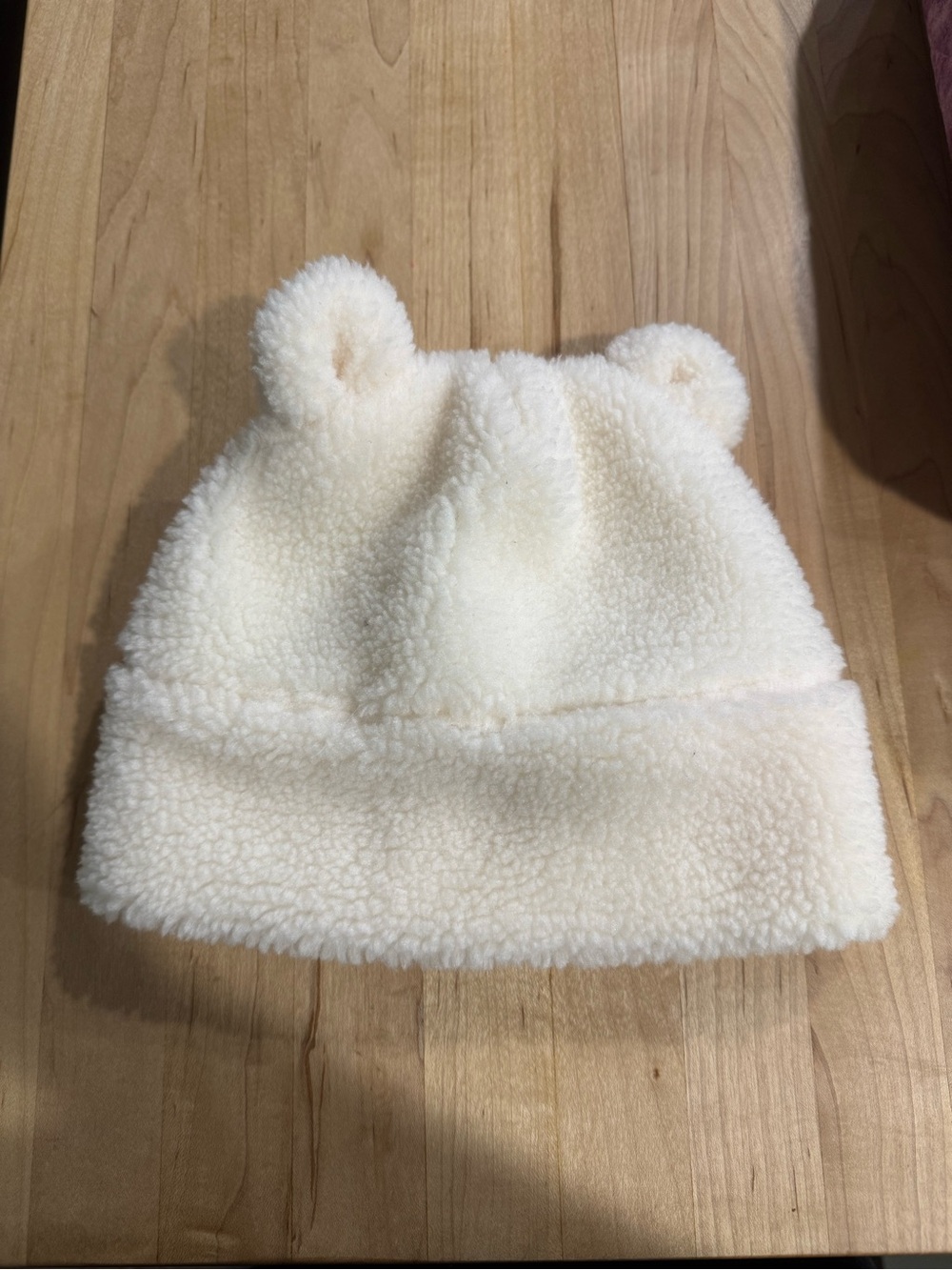 Old Navy Cream Sherpa Baby Hat with Ears